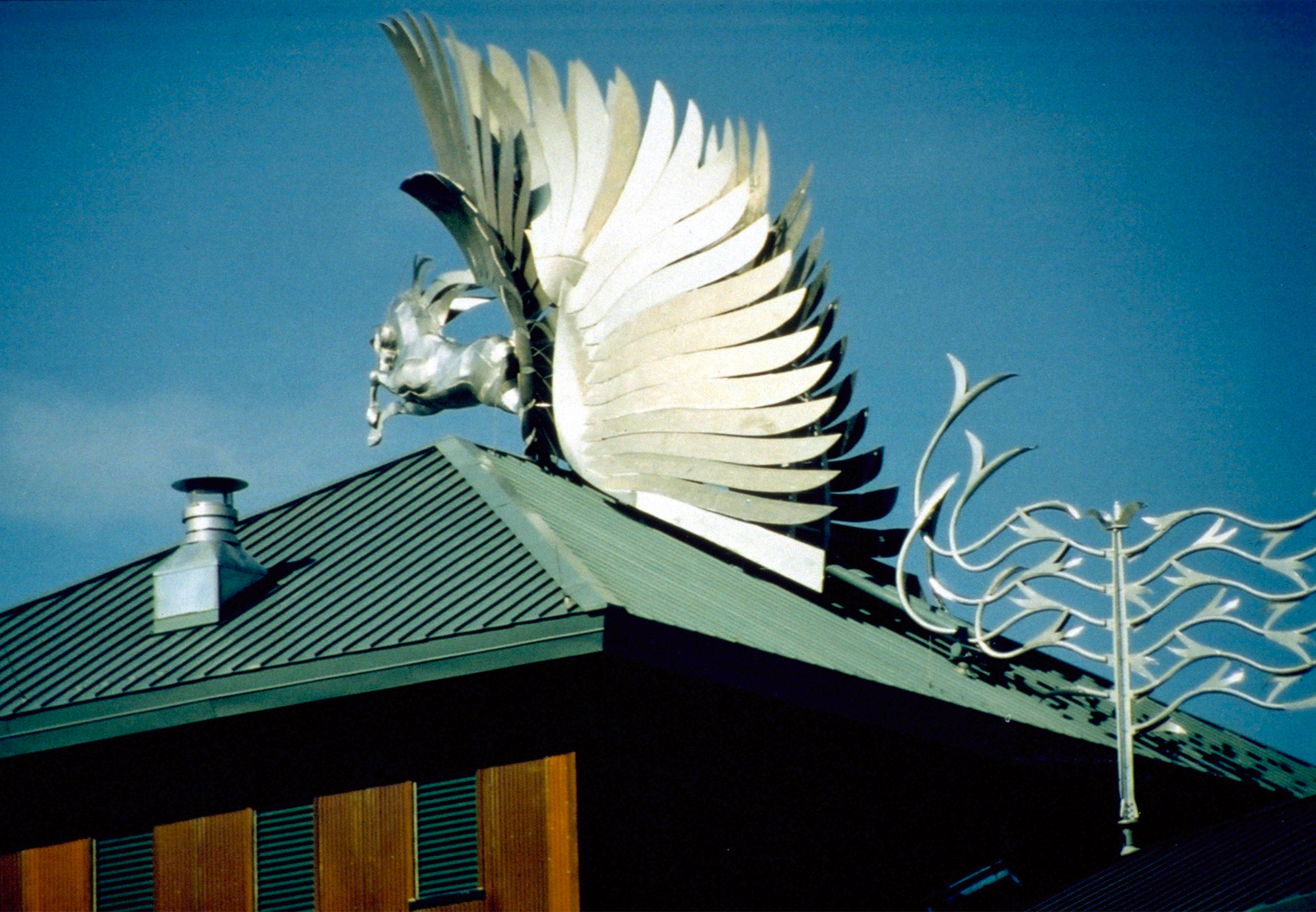 Great Platte River Road Archway Monument – Roof Ornament and Mural