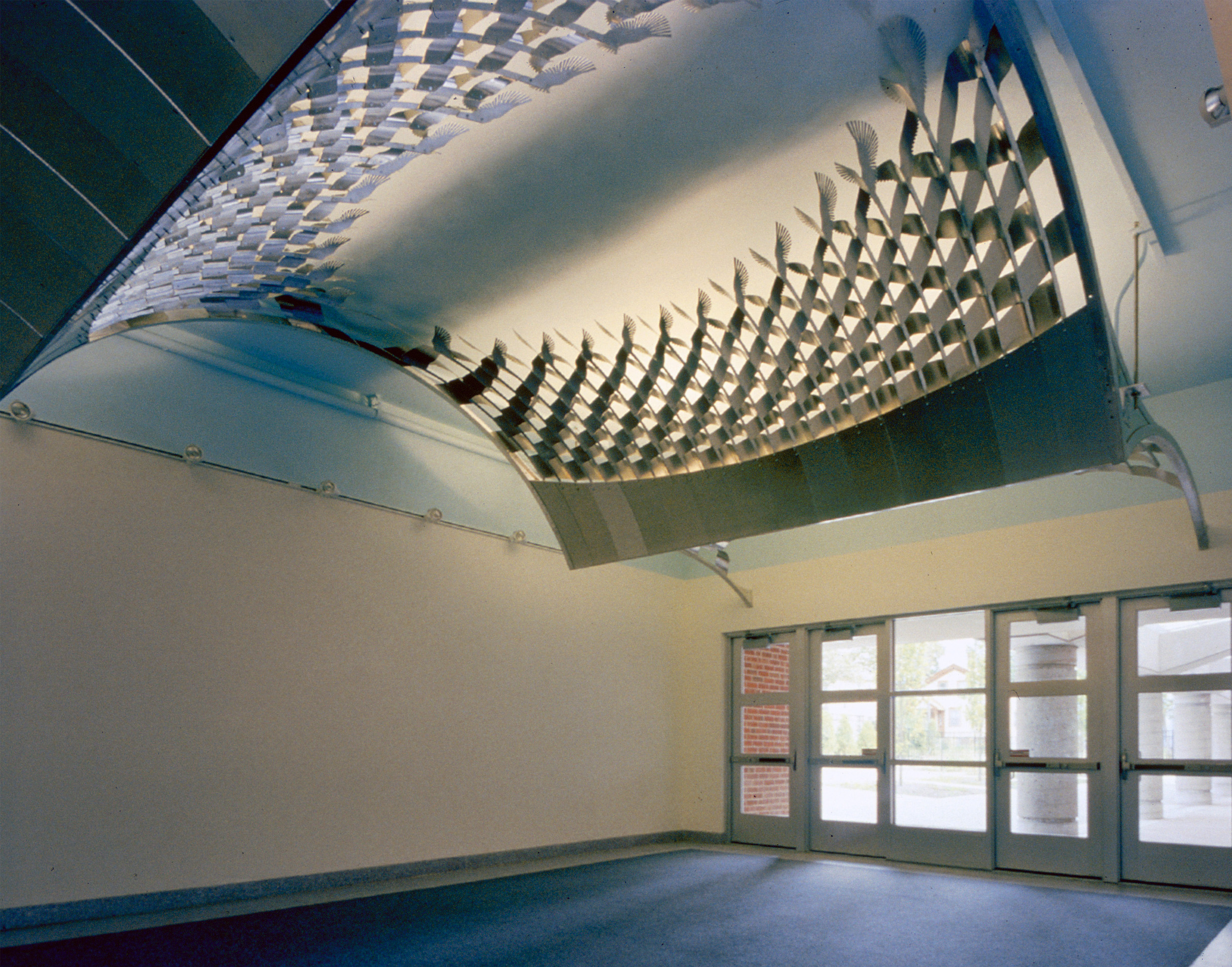 Fair Haven Middle School – Entrance Lobby Avian Vaulted Ceiling